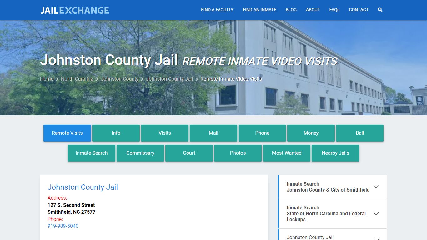 Video Visitation - Johnston County Jail, NC - Jail Exchange